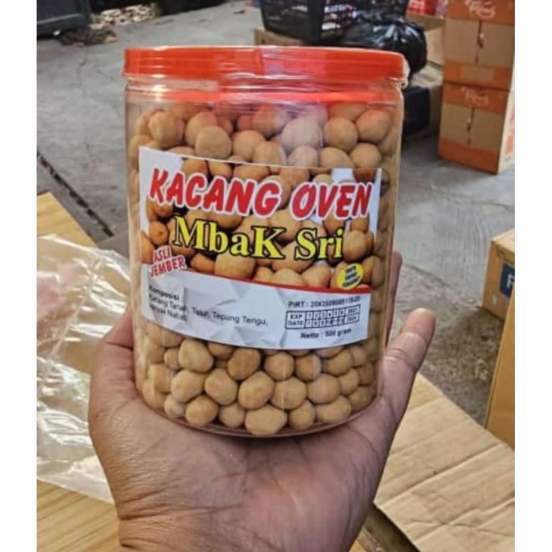 

kacang oven dan kue kacang mbak sri toples