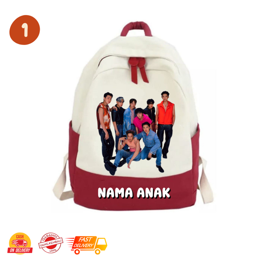 MamacaBagz / EXO - Tas Ngaji Anak - Tas Anak Muslim - Tas Ransel Custom Anak - Tas Ransel Anak Perem