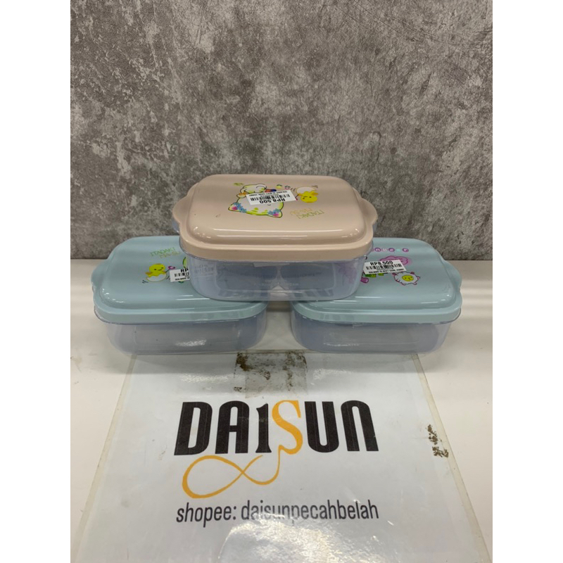 TOPLES SEGI PANJANG KECIL TOPLES PLASTIK MURAH BENING MOTIF DSHM0019