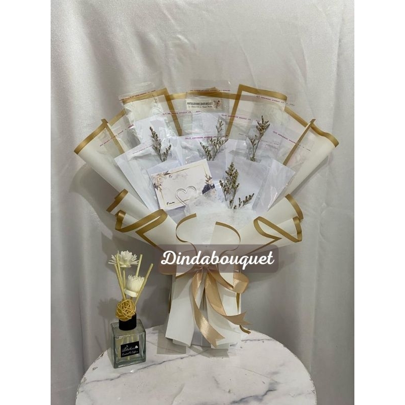 Bouquet Bungan Uang 10 Lembar | Kerangka Buket Uang 10 SLOT