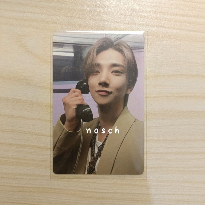 official pc joshua face the sun carat ver / seventeen photocard