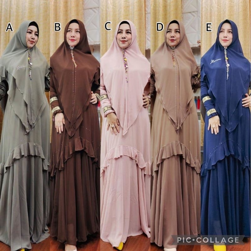 DHEA BOUTIQUE/DHEAAFIECCENA1/BELIA SYARI BY YODIZEIN/YODIZEIN SYARI ORIGINAL/SYARI POLOS/SYARI PREMI