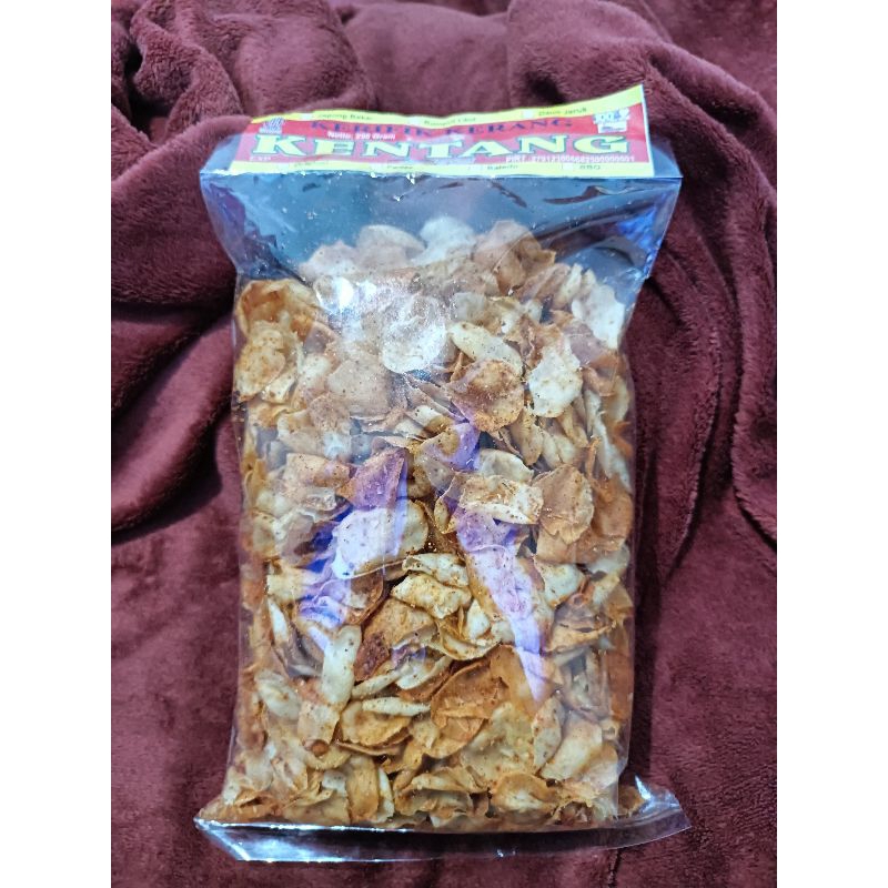 

Keripik Kerang Kentang Varian Pedas