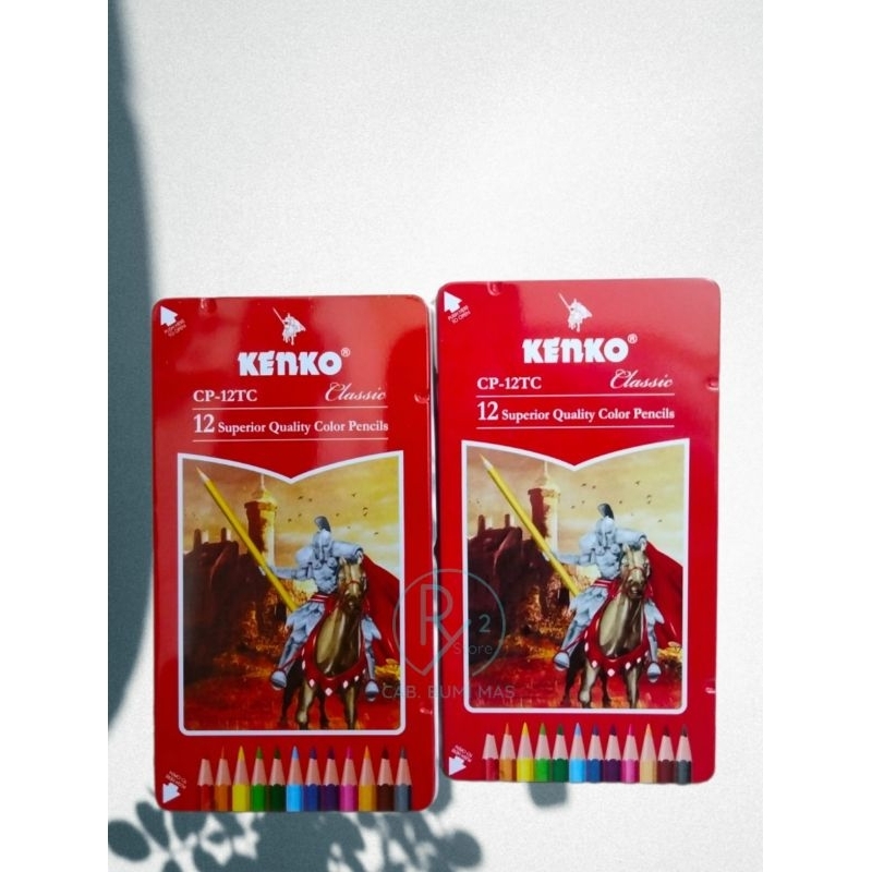 

(1 PCS) PENSIL WARNA KENKO 12W KALENG PANJANG