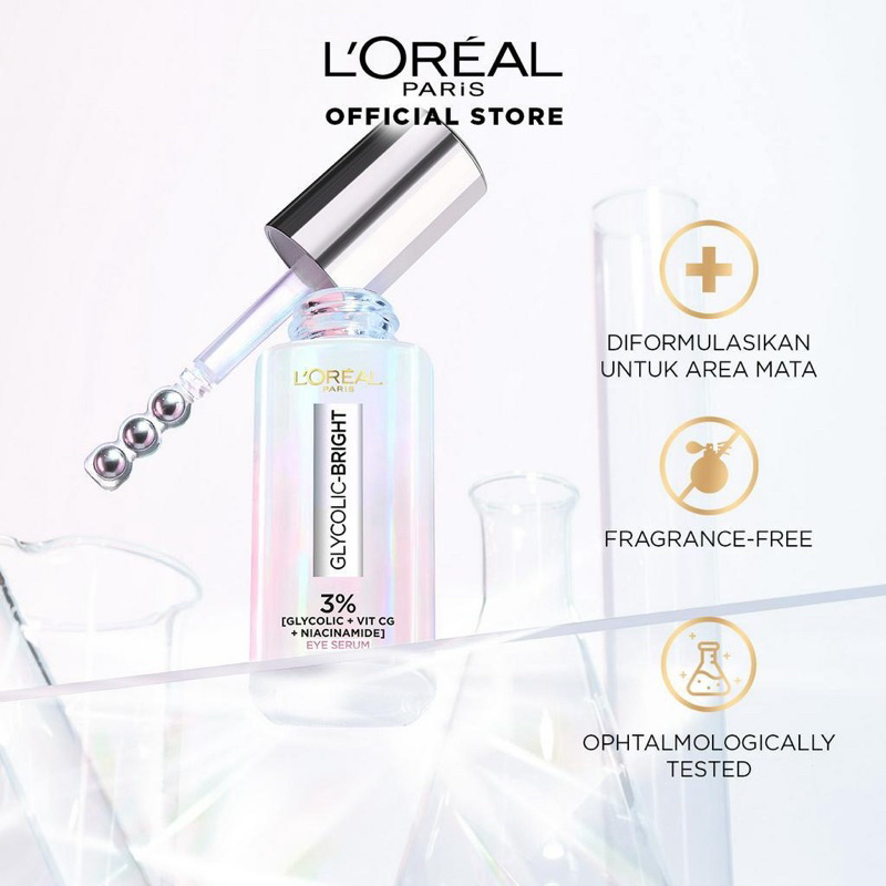 LOREAL GLYCOLIC EYE SERUM 20ML