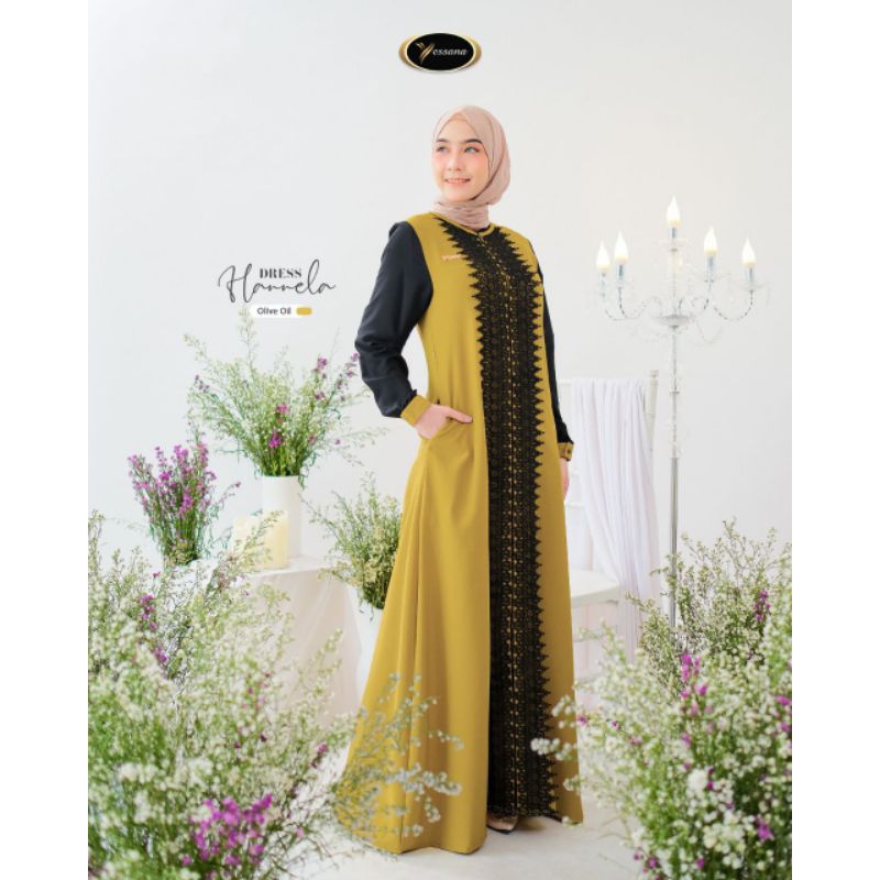 HANNELA DRESS BY YESSANA | Dress Premium | Dress Wanita | Dress Murah |