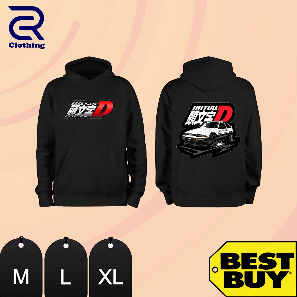 Hoodie Ae86 Trueno Initial D Magnet Hoodie Distro Pria Keren