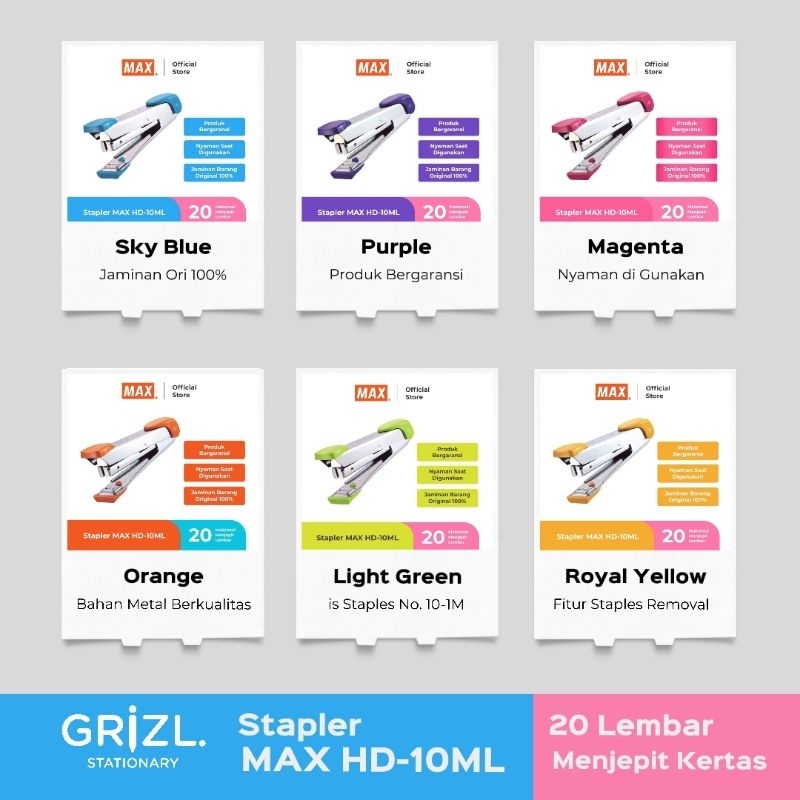 

Stapler Max HD-10ML