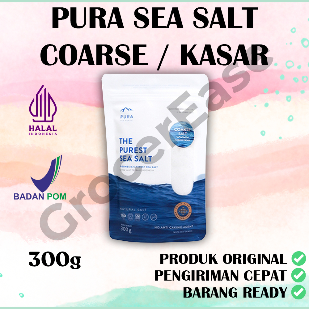 

[READY STOCK] PURA PUREST SEA SALT COARSE KASAR GARAM LAUT ORGANIK NATURAL