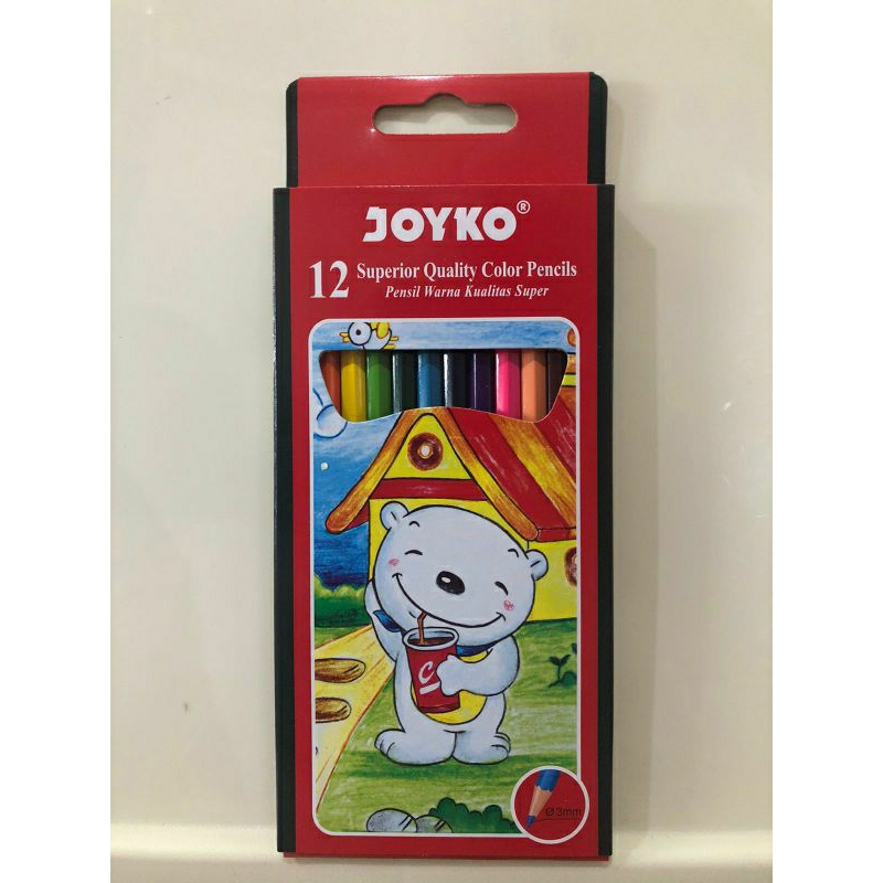 

Pensil Warna Colour Pencil Joyko CP-12PB isi 12 warna