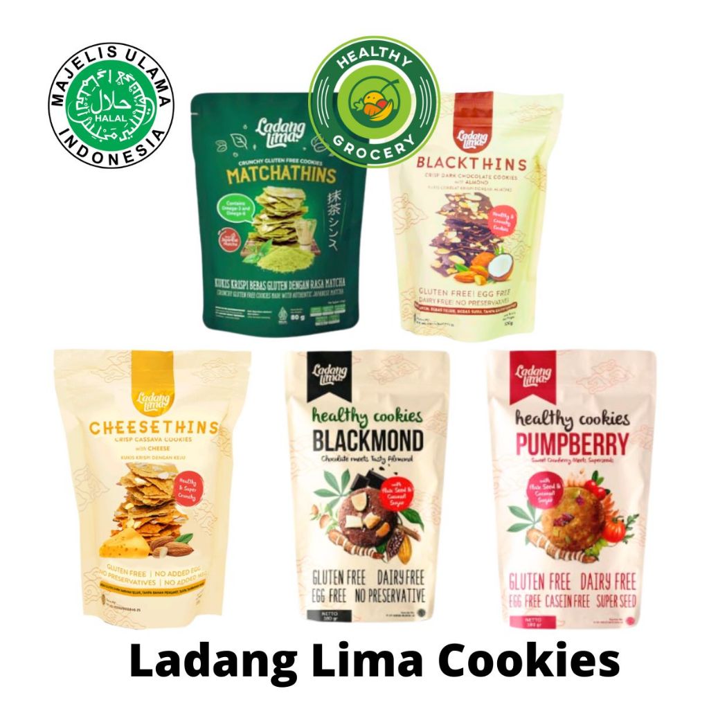 

Ladang Lima Healthy Cookies / Blackmond / Pumpberry / Blackthins / Cheesethins