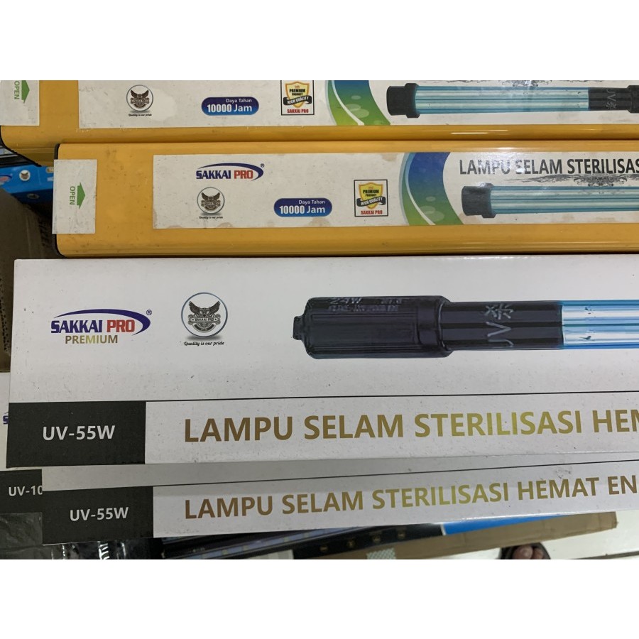Lampu Uv Ultraviolet Aquarium Kolam Ikan Sakkai PRO 5w 7w 9w 11w 16w 25w 35w 45w 55w 70w 100w 120w 5