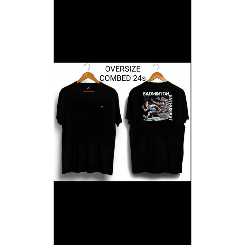 Kaos Custom Tema Badminton