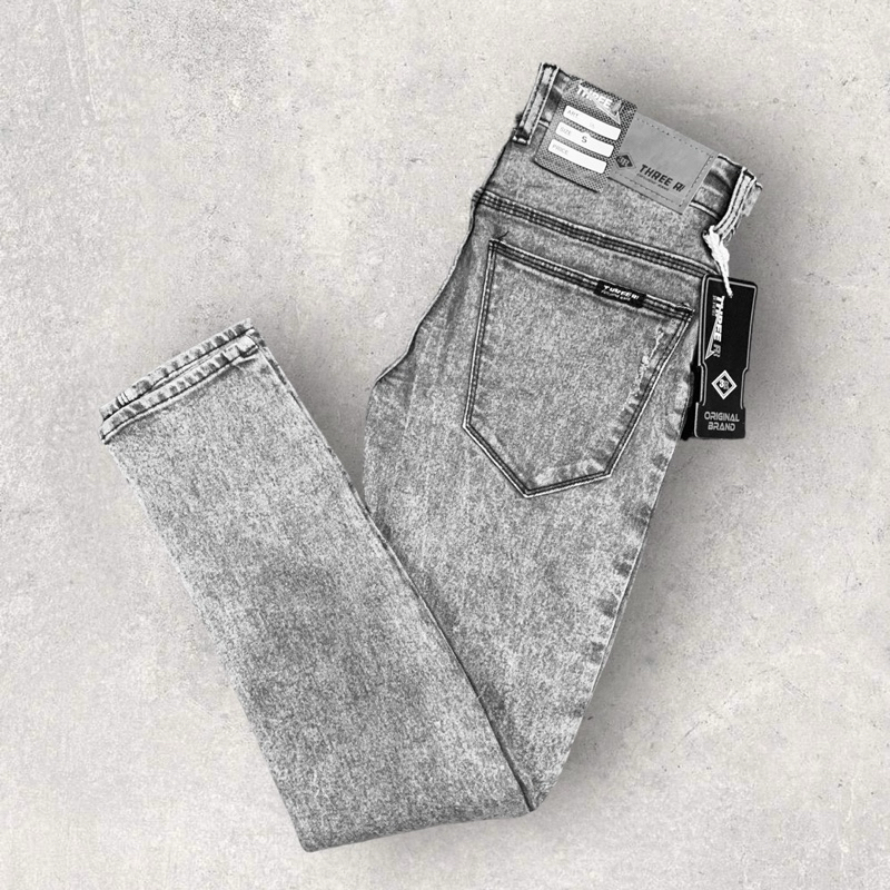 celana Jeans Starboy Panjang Pria grey sandwash
