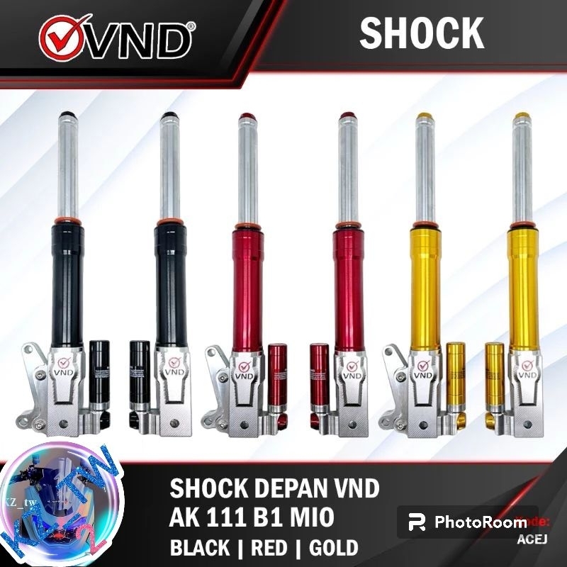 SHOCKBREAKER VND SHOCK DEPAN VND AK 111 B1 FOR MIO SPORTY /MIO J /MIO M3/MIO Z/FAZZIO DLL