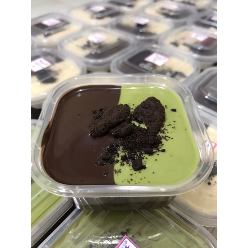 

brownies lumer coklat matcha