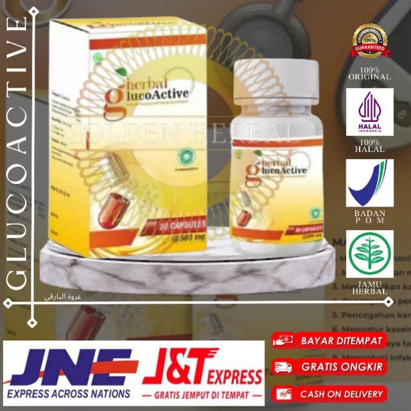 Glucoactive Asli 100% Original Obat Herbal Asli Diabetes Ampuh