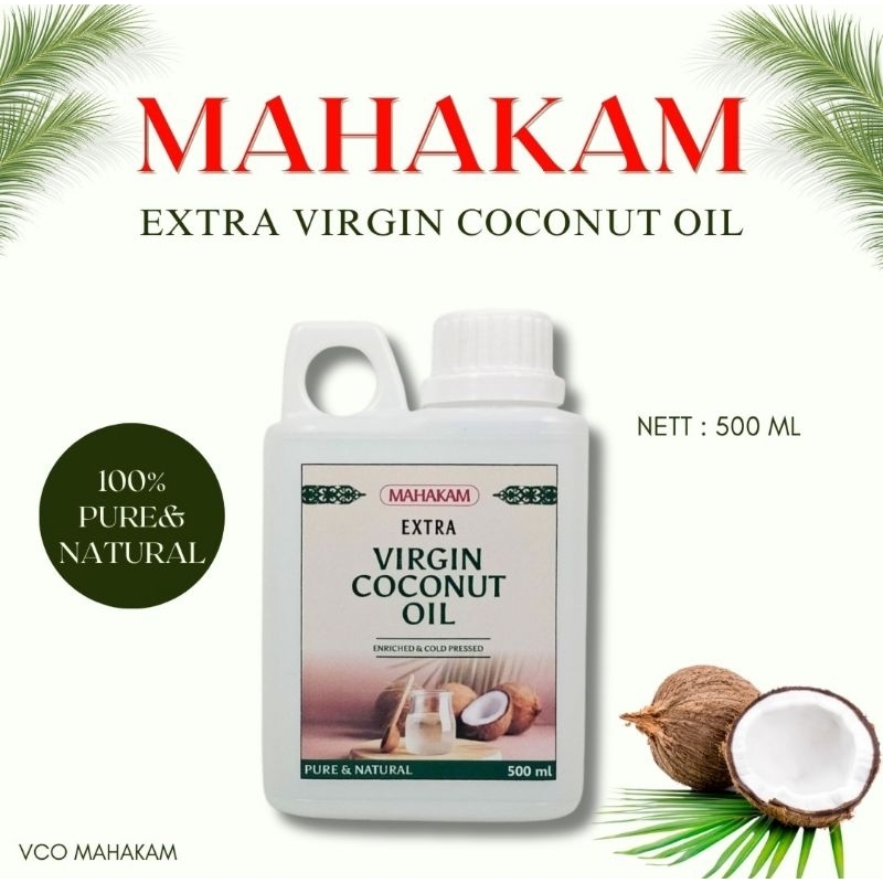 

VCO MAHAKAM 500ml | Minyak Kelapa Murni | Virgin Coconut Oil