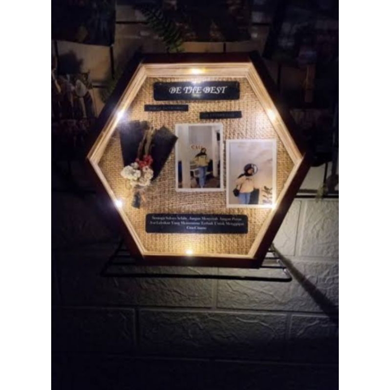 pigura led/ pigura foto/ pigura hiasan kamar aesthetic