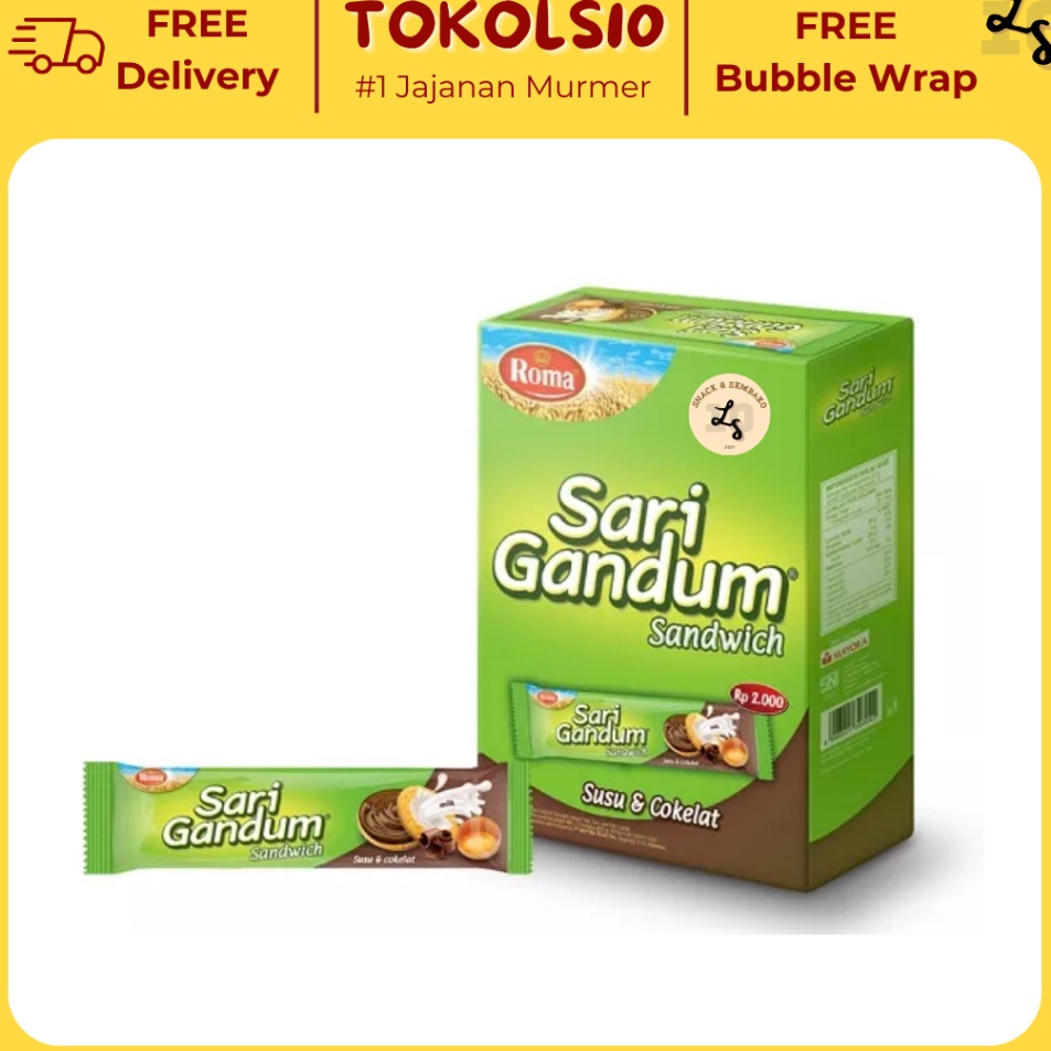 

Buruan Belanja IdD8p3O Roma Sari Gandum Sachet Susu Coklat Isi 12 pcs 39gr