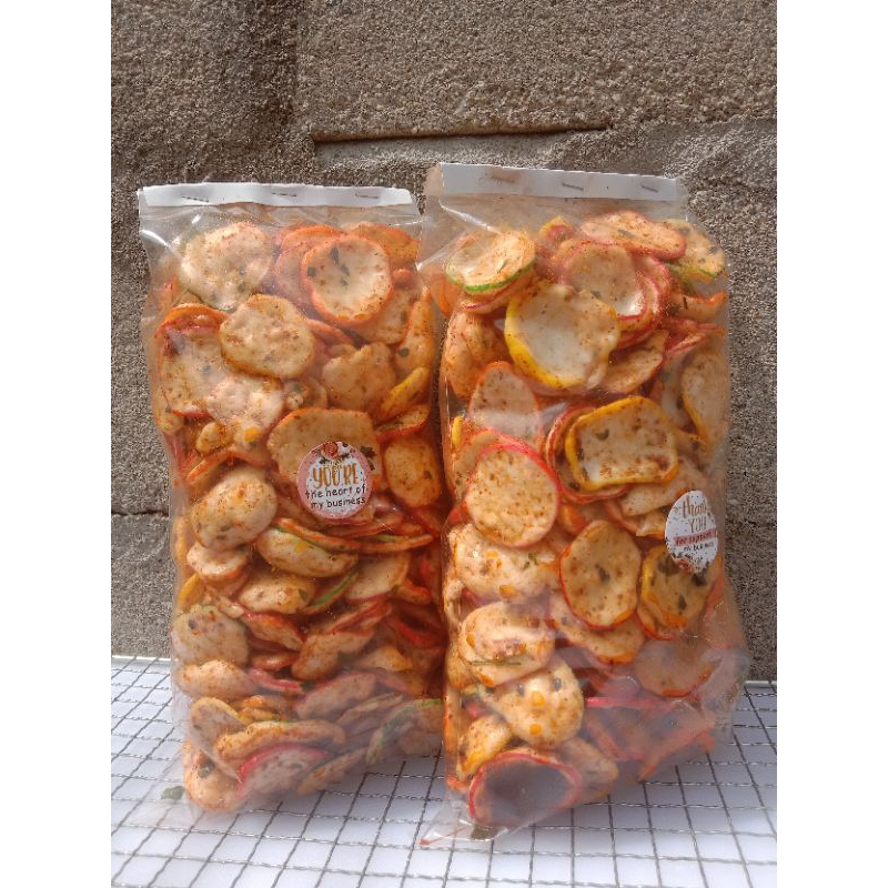 

krupuk seblak pedas daun jeruk 500g