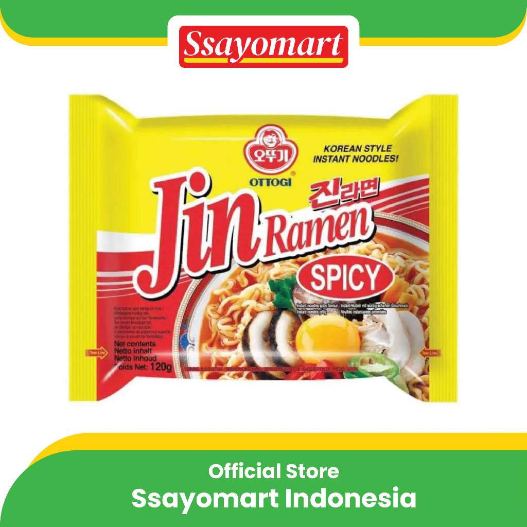 

Ottogi - Jin Ramen Spicy 120g
