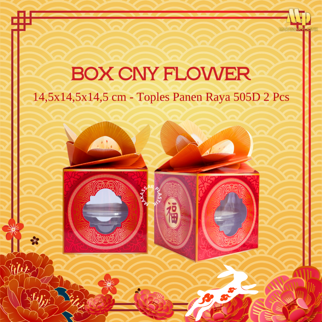 

Box Hampers CNY Bunga @10 Lbr