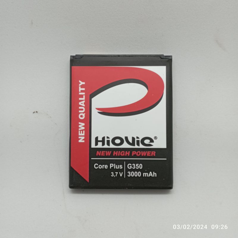Baterai Battry HIOVIE  Samsung Galaxy Core Plus | SM-G350 Orie Setara Double Power