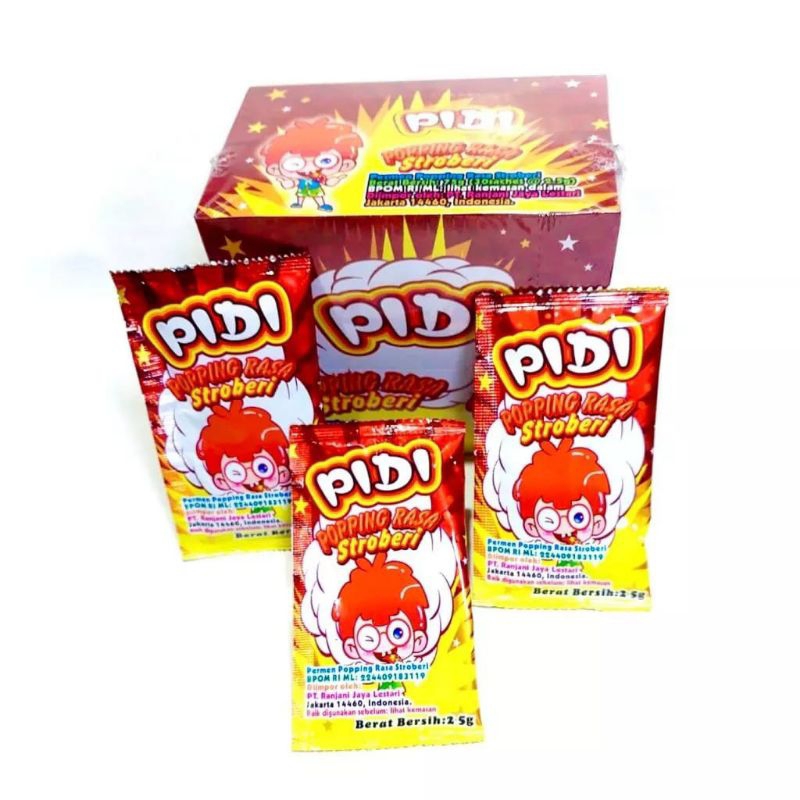 

Permen viral Pidi Popping Candy 1 box isi 30 pcs