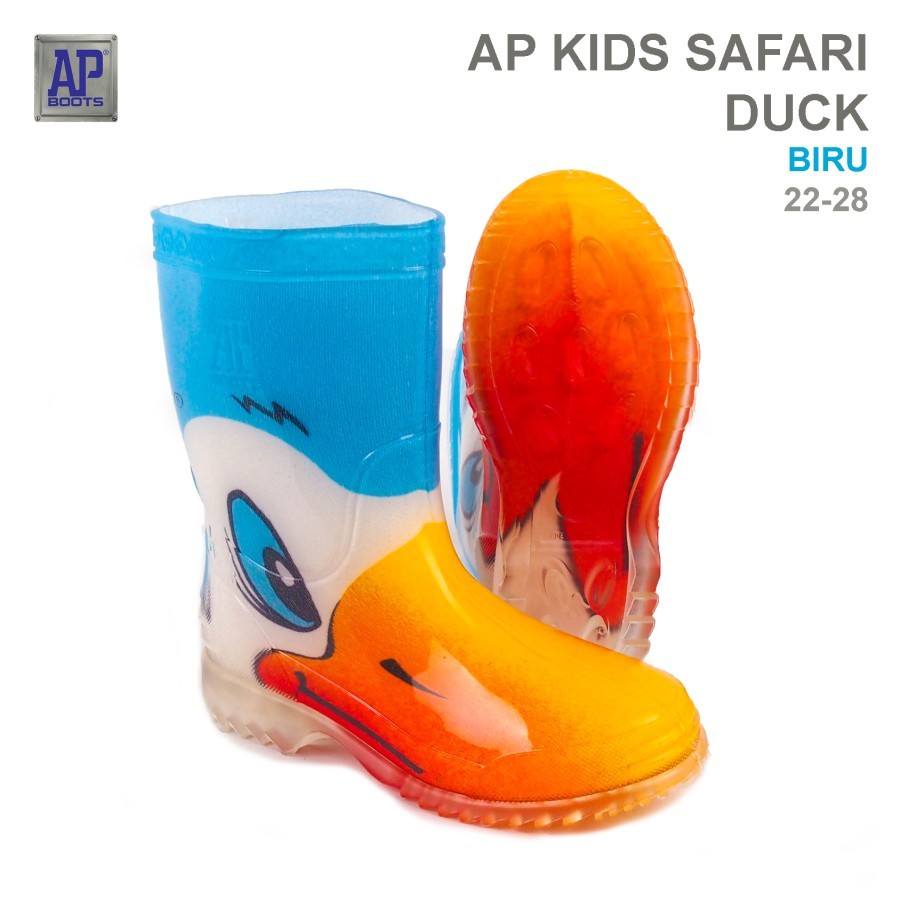 [BISA COD] AP Boots AP KIDS SAFARI  Motif - Sepatu Boot PVC Anak Qualitas Bagus Original