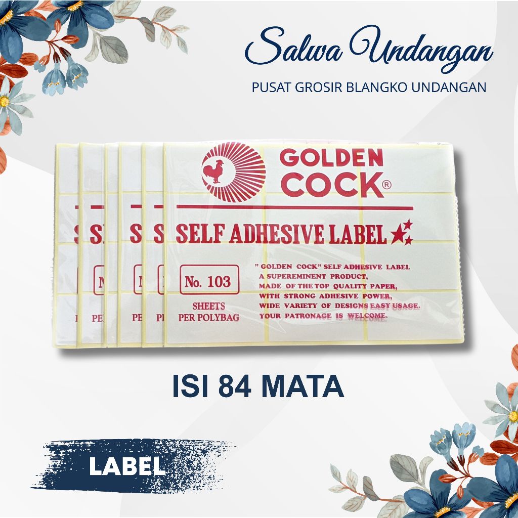 

Label Undangan Polos isi 84 Mata Harga Murah