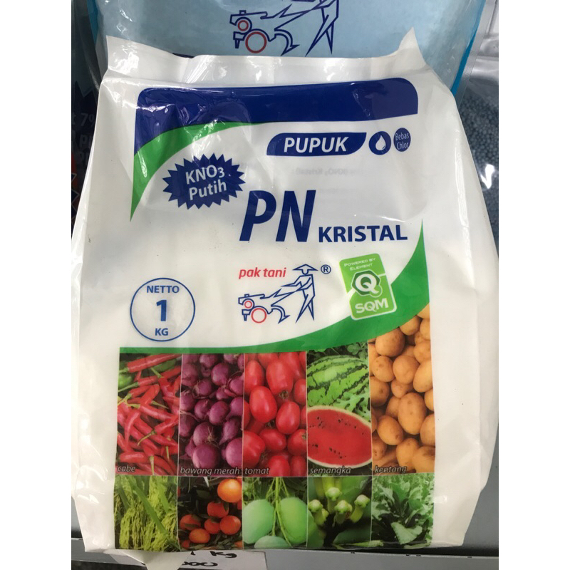 Pupuk KNO3 Putih PN Kristal Pak Tani