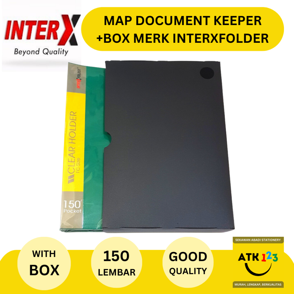 

Map Clear Holder / Document Keeper Folio InterXFolder Isi 150 + Box
