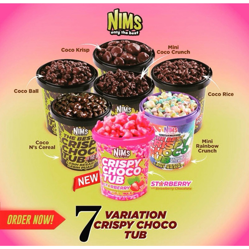 

NIMS Choco Chrispy Tub