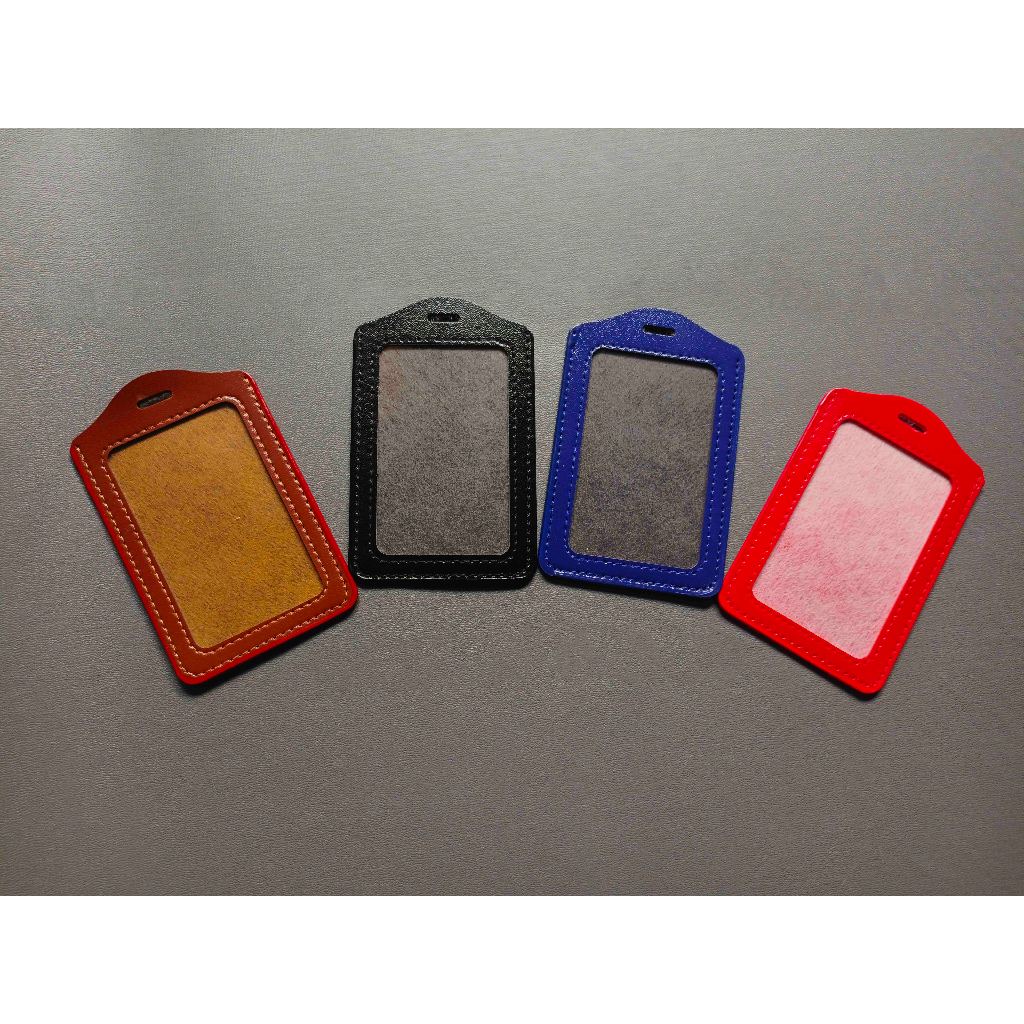 

FRAME Casing Tempat Id Card - Card Holder Nametag Kulit Synthetis/Sintetis