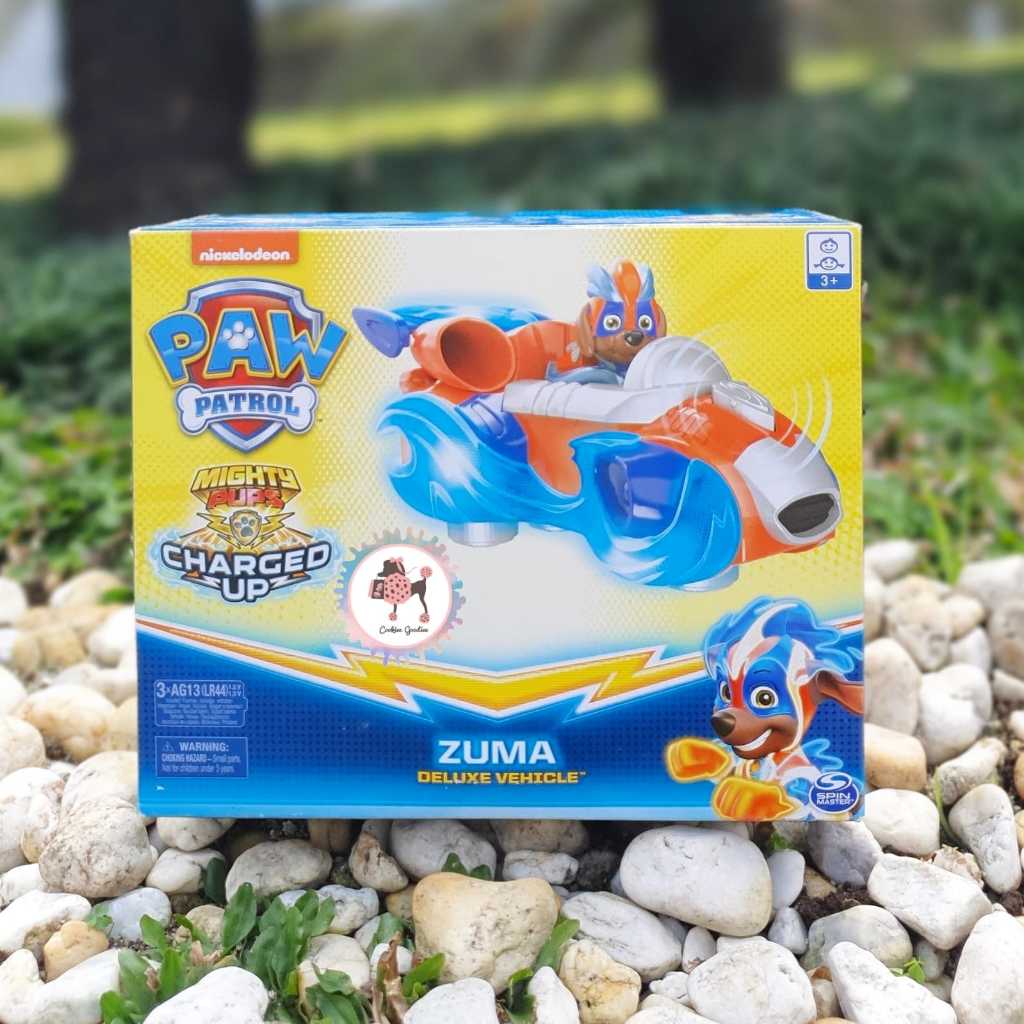 Paw Patrol Mighty Pups Charged Up Deluxe Vehicle - Zuma