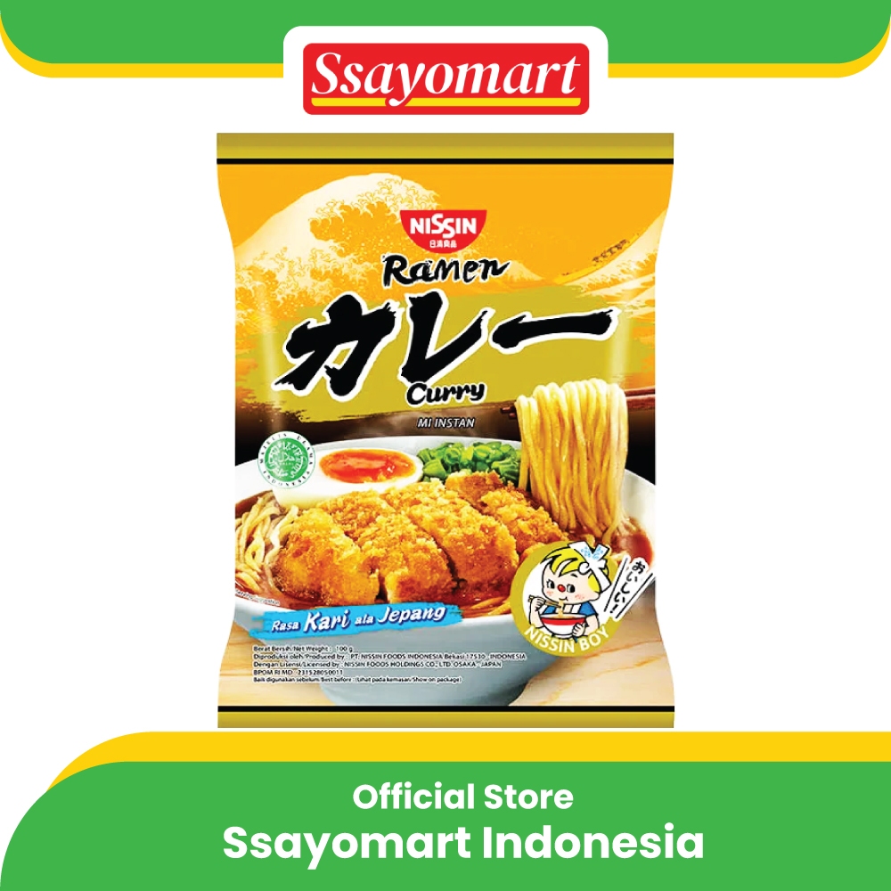 

Nissin - Ramen Curry Kari Ala Jepang 100gr