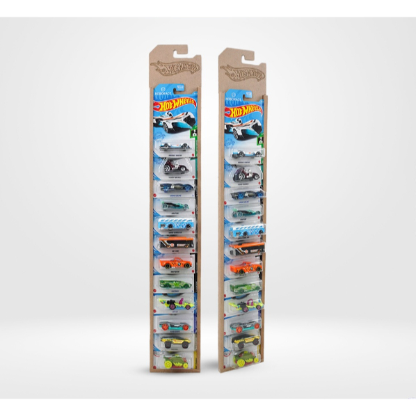 Display Rak Hotwheels Blister MDF isi 12