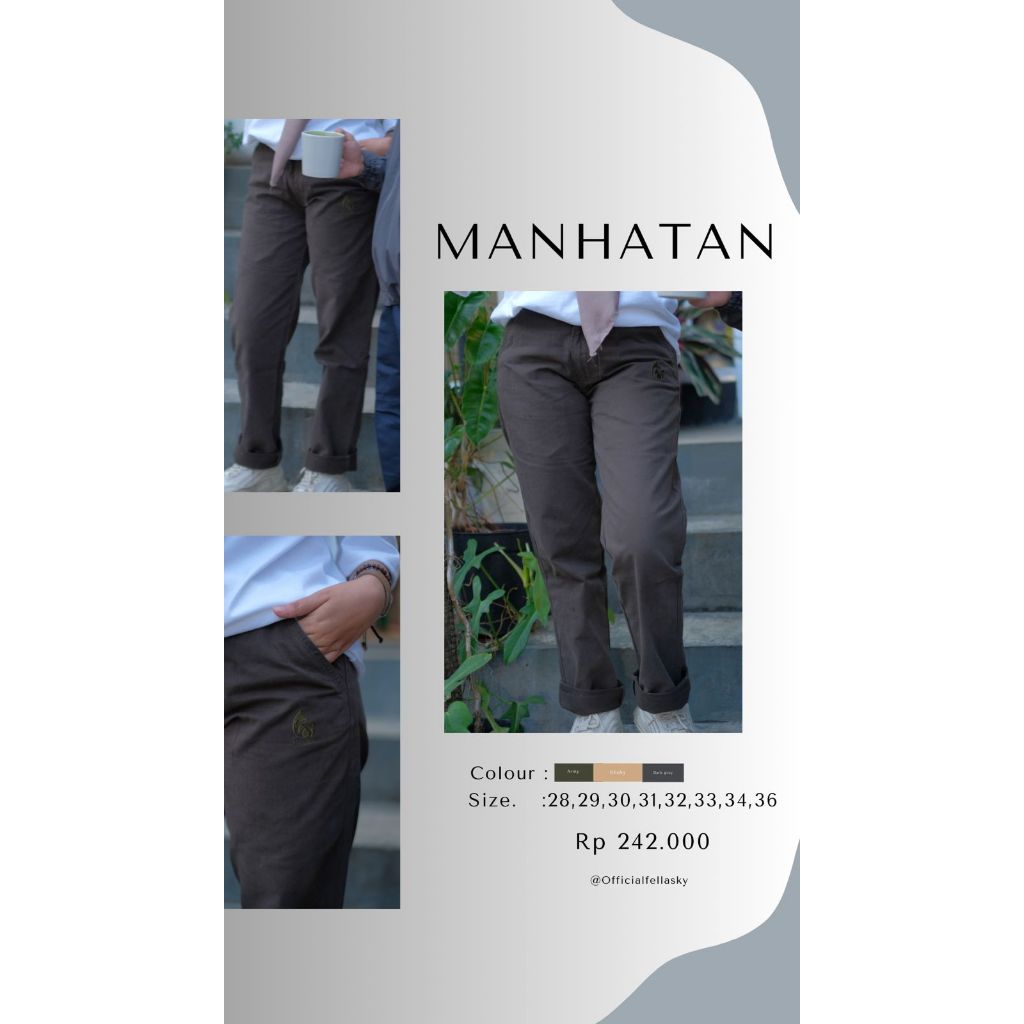 FELLASKY CELANA PANJANG MANHATAN