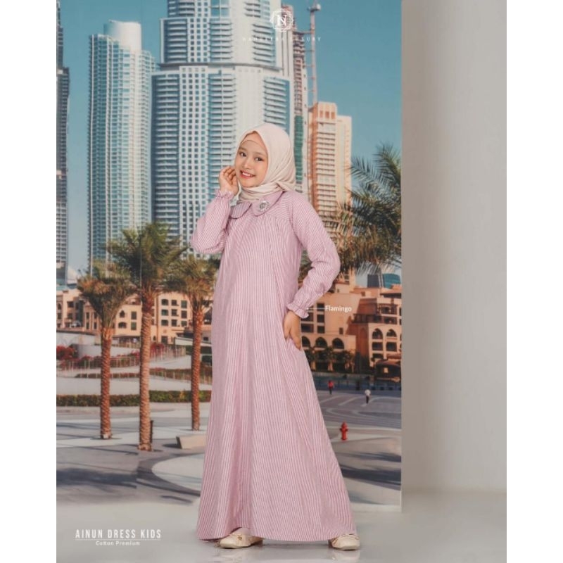 AINUN DRESS KIDS BY NADHEERA  LUXURY TERLUCU