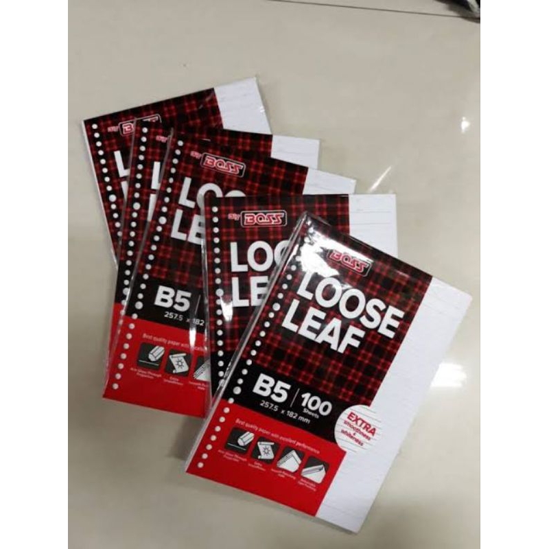 

Loose Leaf B5 isi 100