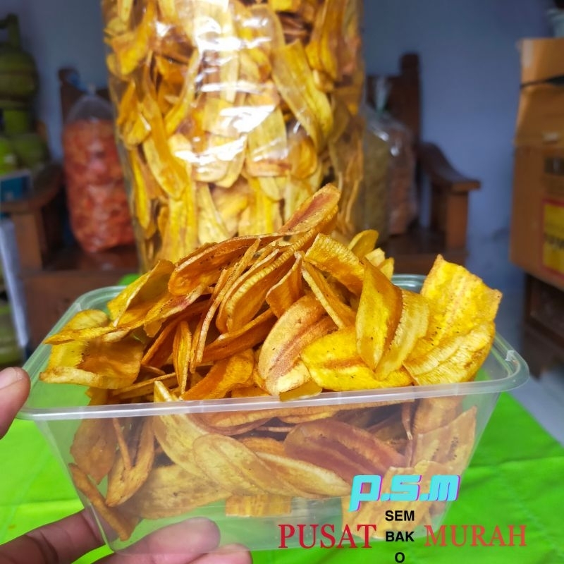 

kripik pisang gurih manis enak,kemasan 250gr