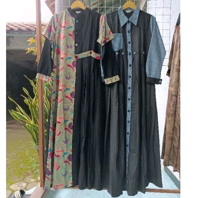 BerMus - Gamis Elegan Butik by La Syakka Original