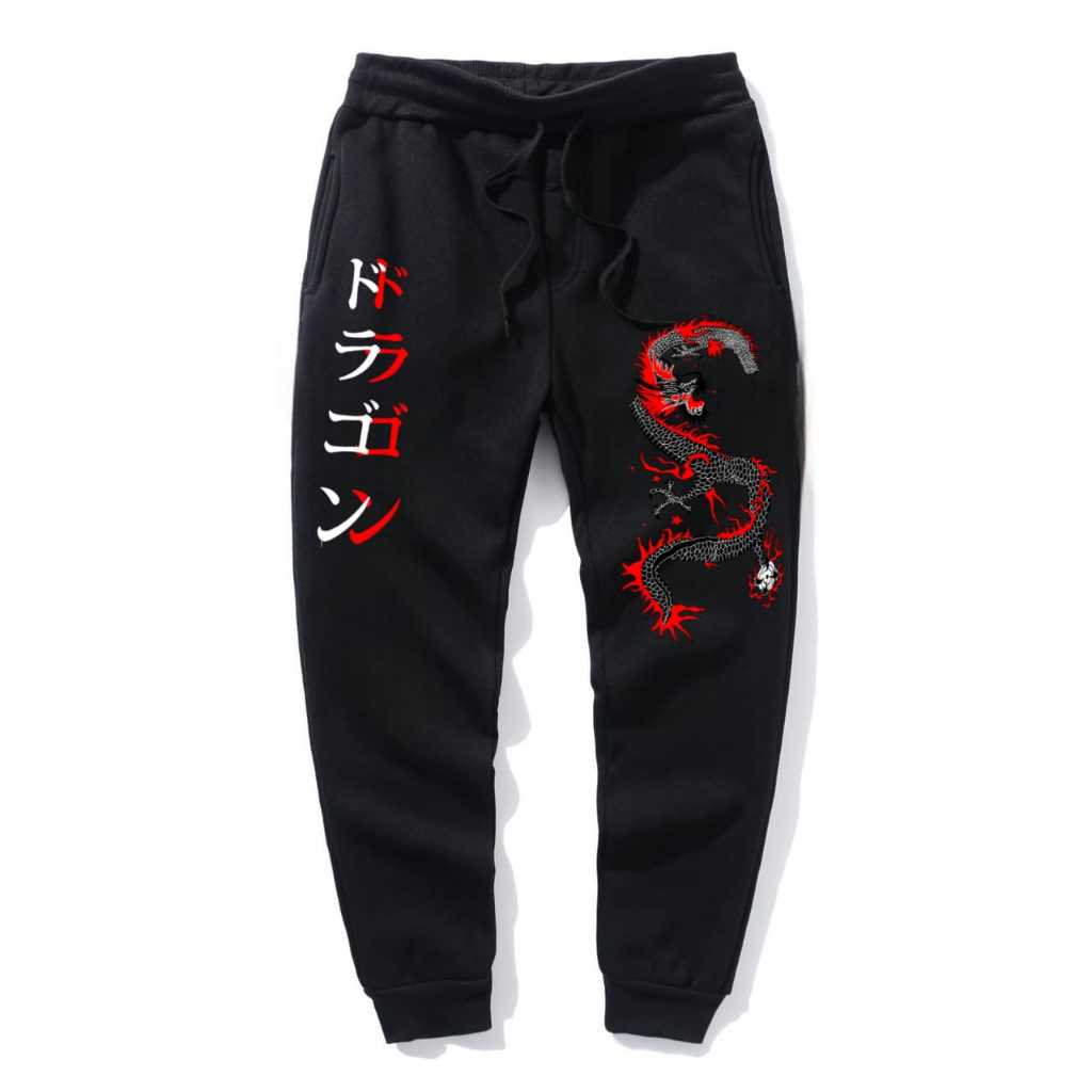 Celana Jogger Pria Terbaru Mukzhop Jogger Dragon