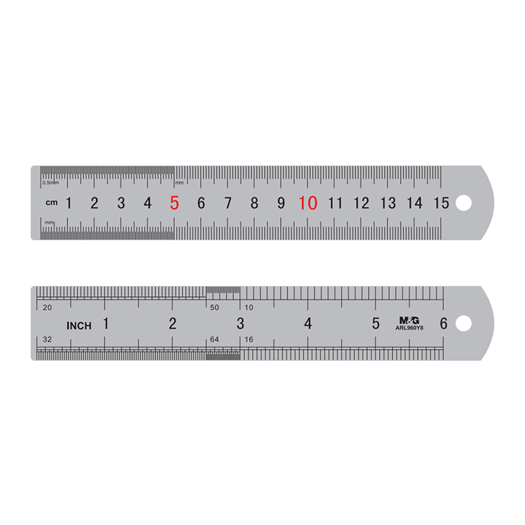 

Penggaris Aluminium Alloy M&G Ruler 15cm ARL960Y8 Original 100 Bagus