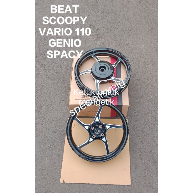 VELG PELAK RACING V ROSSI VROSSY SPRINT PRIME PALANG 5 MODEL ENKEI BEAT KARBU/FI/ESP/POP/STREAT/DELU