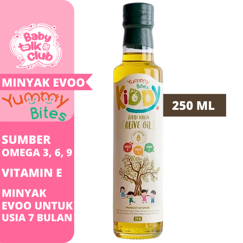 

EVOO Kiddy Extra Virgin Olive Oil 250ml Yummy Bittes EVOO KE9O