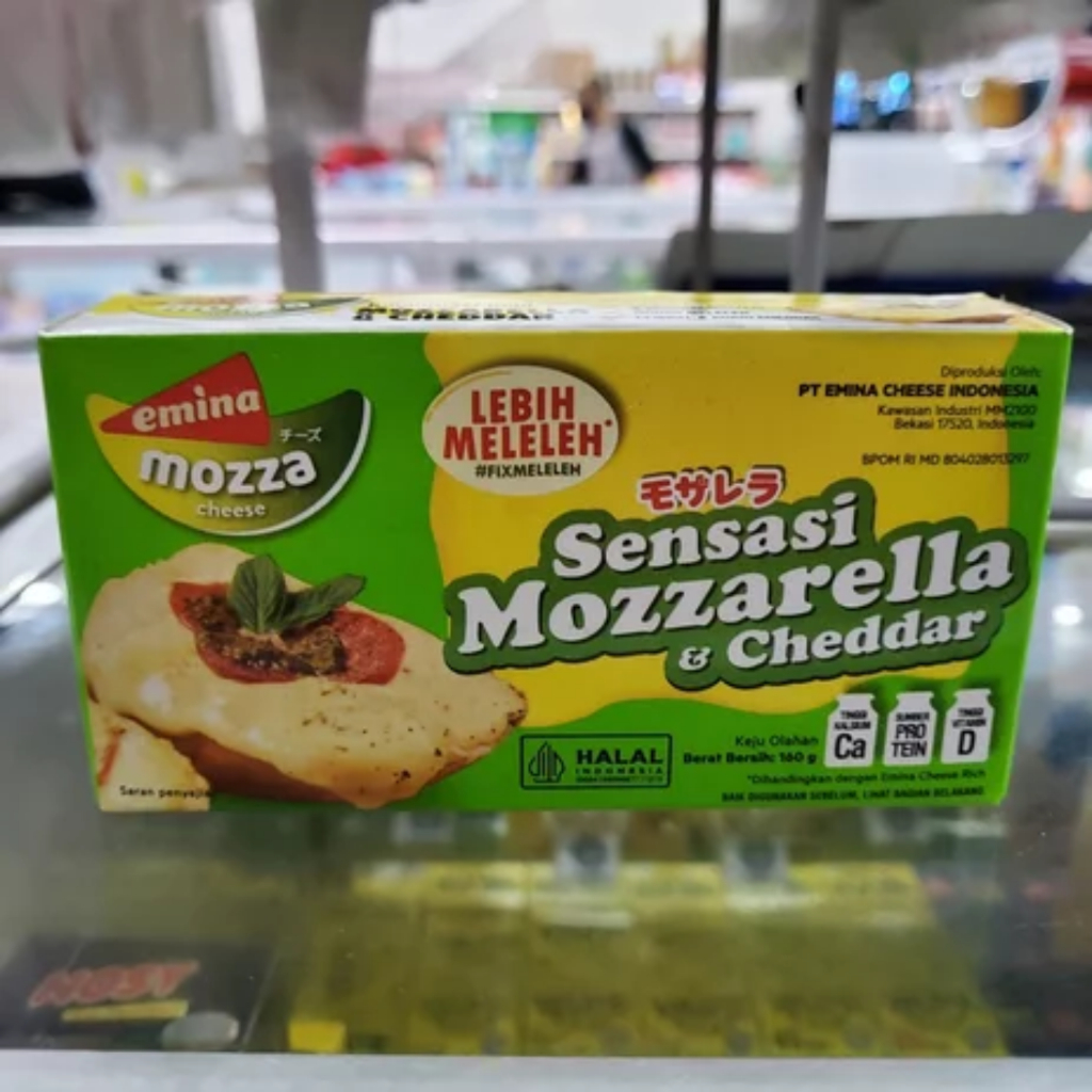 

Keju Emina Cheese Mozza 160gr / Keju Mozzarella & Cheddar