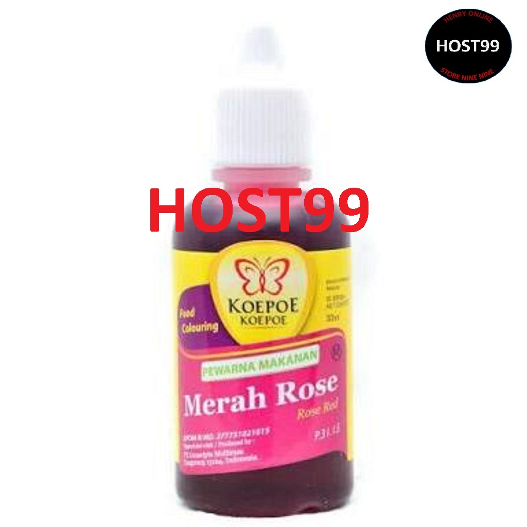 

PEWARNA MAKANAN CAIR KHUSUS ROSE KOEPOE KOEPOE 30ML