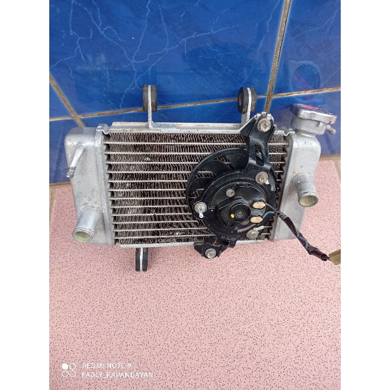 radiator yamaha mx new 135,mx old, original.+ kipas